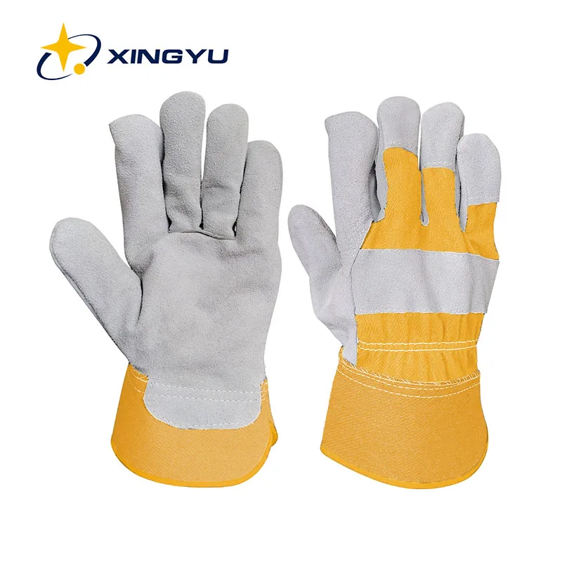 Man Work Gloves Yellow Welding Split Durable Leather Guantes Heavy Duty Safety Luva for Gardening Safety Cuff Hands Protection
Man Work Gloves Yellow Welding Split Durable Leather Guantes Heavy Duty Safety Luva for Gardening Safety Cuff Hands Protection