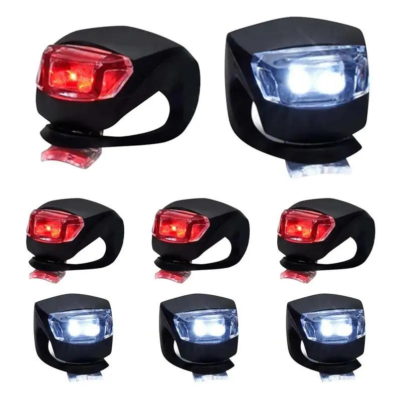 Bike Rear Lights Set 4PCS Waterproof Super Bright Front And Rear LED Bicycle Lights Safety Light 3 Light Modes
Bike Rear Lights Set 4PCS Waterproof Super Bright Front And Rear LED Bicycle Lights Safety Light 3 Light Modes