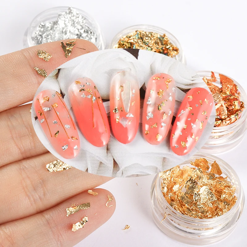 1 Box Gold Silver Irregular Aluminum Foil Paper Nail Art Sticker 3D Glitter DIY Manicure UV Gel Polish Nail Decoration Tools
1 Box Gold Silver Irregular Aluminum Foil Paper Nail Art Sticker 3D Glitter DIY Manicure UV Gel Polish Nail Decoration Tools