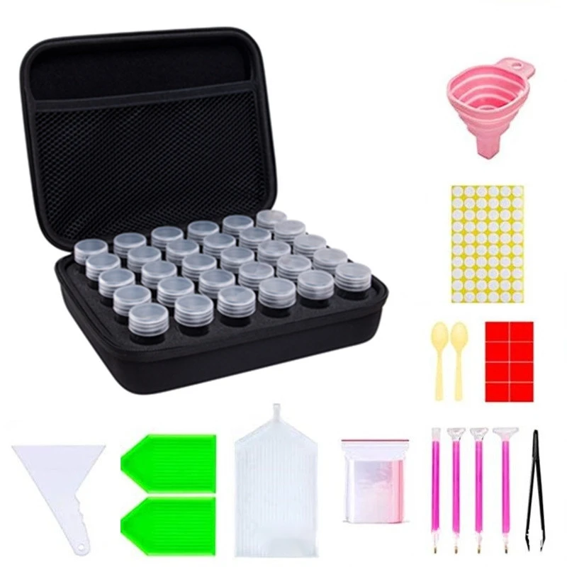 Diamond Painting Storage Bag Tool Box 30/60 Grid Storage Bottle multi-Function Portable Portable Finishing Box
Diamond Painting Storage Bag Tool Box 30/60 Grid Storage Bottle multi-Function Portable Portable Finishing Box