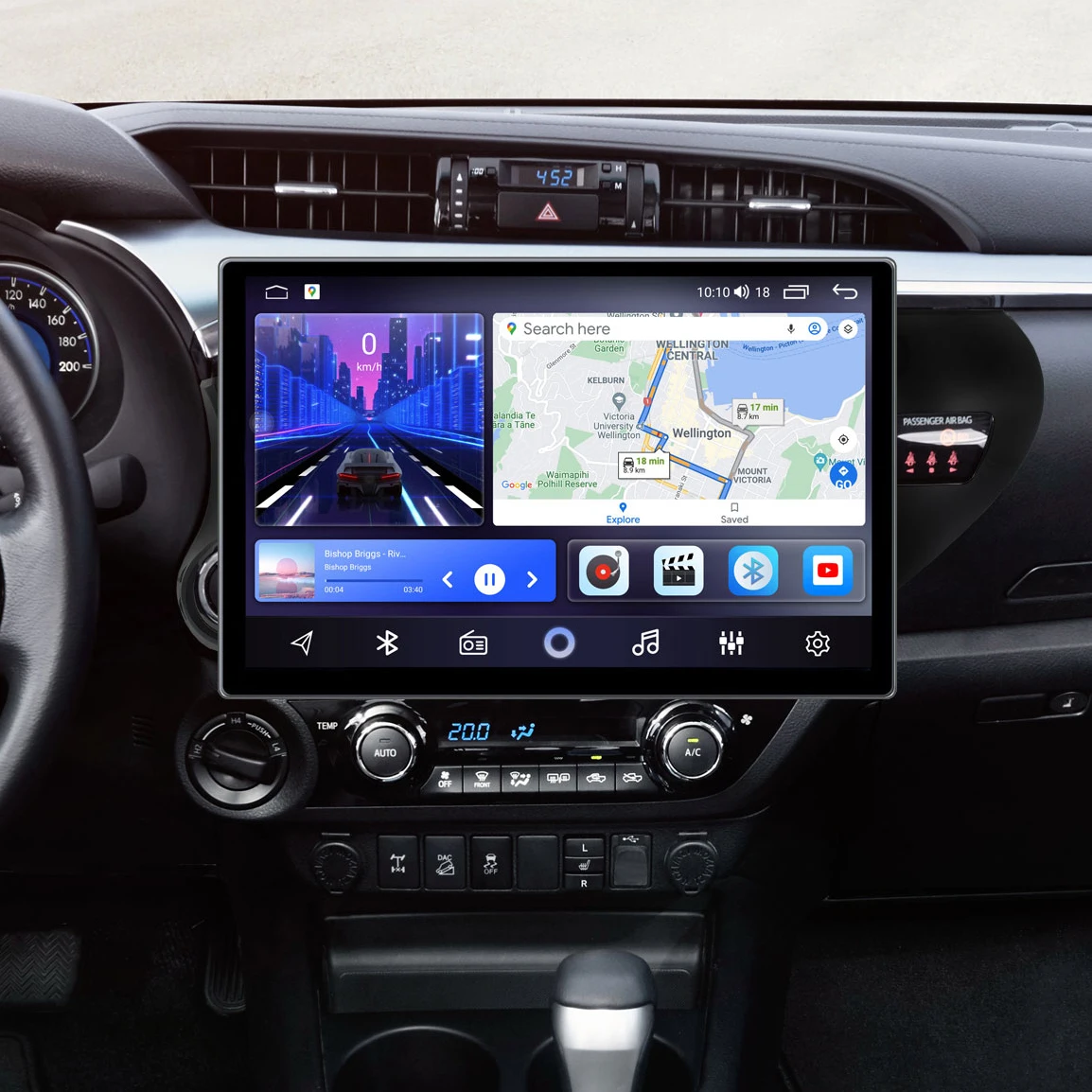 Для Toyota Hilux Pick Up AN120 2022 2023 Android QLED 2K автомобильное радио стерео головное устройство GPS навигация Мультимедиа
Для Toyota Hilux Pick Up AN120 2022 2023 Android QLED 2K автомобильное радио стерео головное устройство GPS навигация Мультимедиа