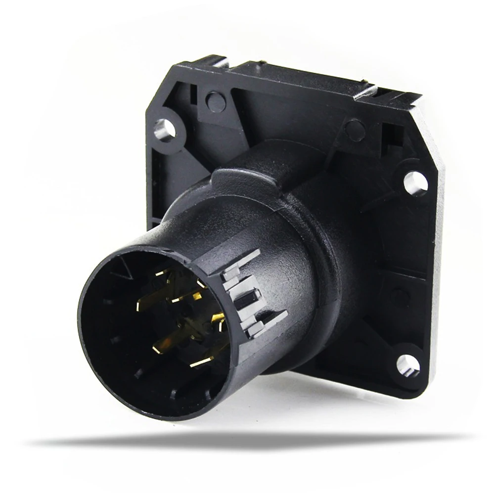 Trailer Socket Adapter 624V 7 Pin Power Plug Socket Connector Easy Install Reliable Connection for Trailer Towing
Trailer Socket Adapter 624V 7 Pin Power Plug Socket Connector Easy Install Reliable Connection for Trailer Towing