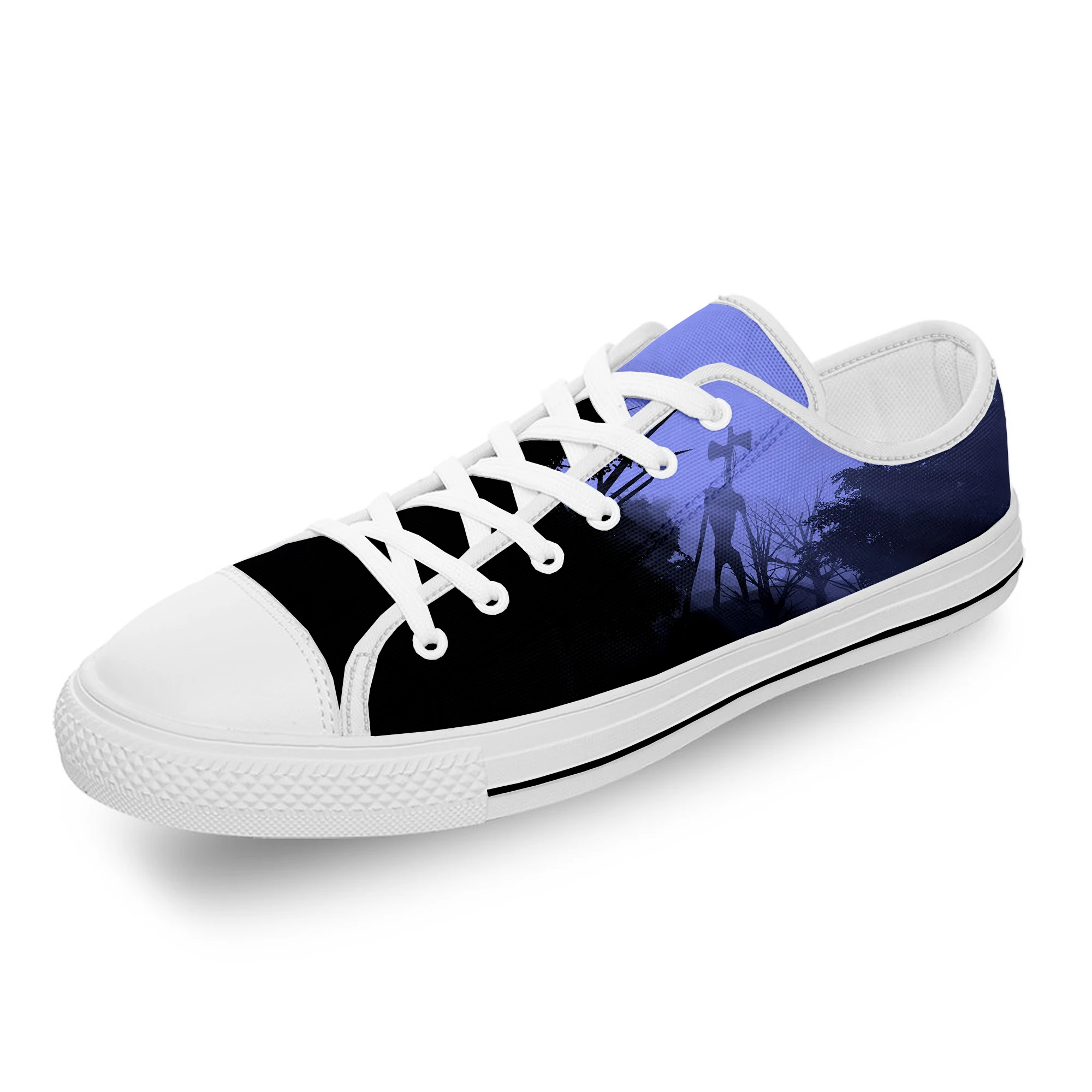 Siren Head SCP Scary Horror Game White Cloth Fashion 3D Print Low Top Canvas Shoes Men Women Lightweight Breathable Sneakers
Siren Head SCP Scary Horror Game White Cloth Fashion 3D Print Low Top Canvas Shoes Men Women Lightweight Breathable Sneakers