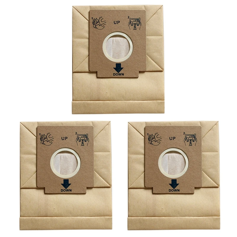 60 Pcs Vacuum Cleaner Kraft Paper Dust Bags Dual Filter Dust Bag Fit For Electrolux Z1480 ZC1120 ZC1120B
60 Pcs Vacuum Cleaner Kraft Paper Dust Bags Dual Filter Dust Bag Fit For Electrolux Z1480 ZC1120 ZC1120B