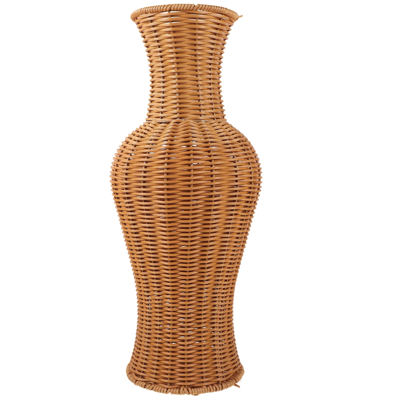 Minimalistic Decor Rattan Vase Woven Flower Holder Tall Fake Simple Desktop Decorative Office Standing planter
Minimalistic Decor Rattan Vase Woven Flower Holder Tall Fake Simple Desktop Decorative Office Standing planter