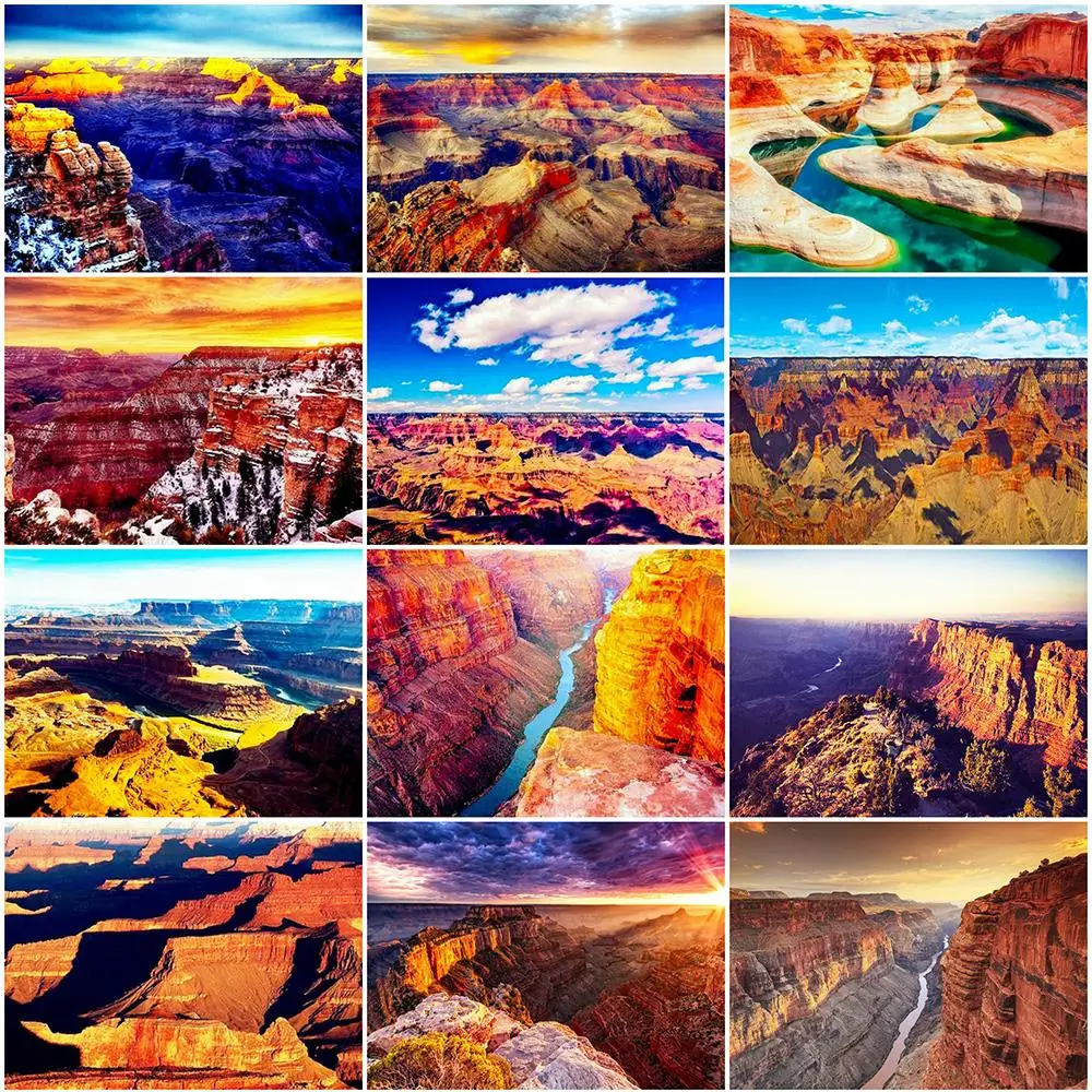 MAXMPUP 5D Diamond Painting Scenery Canyon Pictures of Rhinestones Full Square/Round Diamond Embroidery Mountain Home Decoration
MAXMPUP 5D Diamond Painting Scenery Canyon Pictures of Rhinestones Full Square/Round Diamond Embroidery Mountain Home Decoration