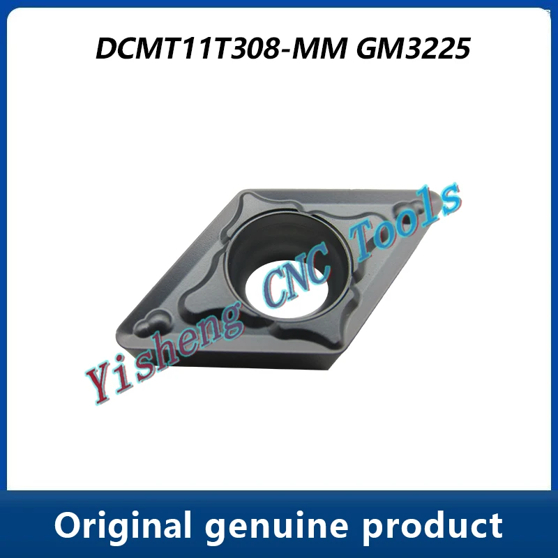 CNC Insert turning tool Original DCMT DCMT11T308-MM GM3225 cutting tool Including freight
CNC Insert turning tool Original DCMT DCMT11T308-MM GM3225 cutting tool Including freight