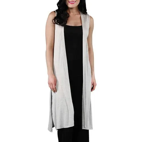 Comfort Women's Sleeveless Long Shrug
Comfort Women's Sleeveless Long Shrug