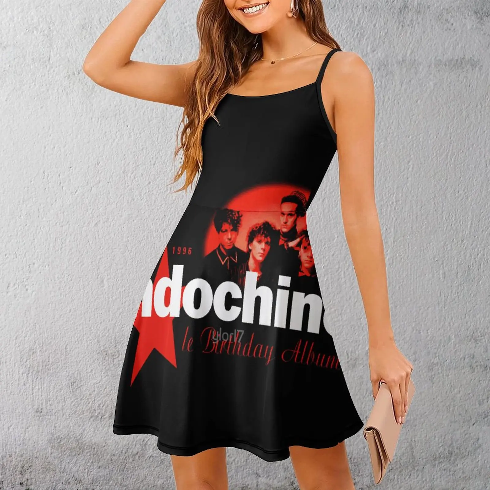 Exotic Woman's Gown Suspender Dress Indochine Le Birthday Album Women's Sling Dress Graphic Vintage Clubs Funny Geek
Exotic Woman's Gown Suspender Dress Indochine Le Birthday Album Women's Sling Dress Graphic Vintage Clubs Funny Geek