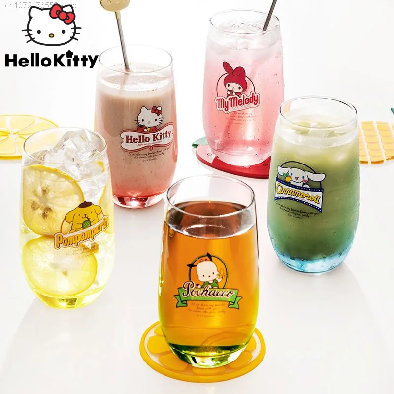 Sanrio Hello Kittty Cup Transparent Glass Coffee Mug 350ml Large Capacity Bottles Y2k Women Glasses For Drinking Kitchen Fixture
Sanrio Hello Kittty Cup Transparent Glass Coffee Mug 350ml Large Capacity Bottles Y2k Women Glasses For Drinking Kitchen Fixture
