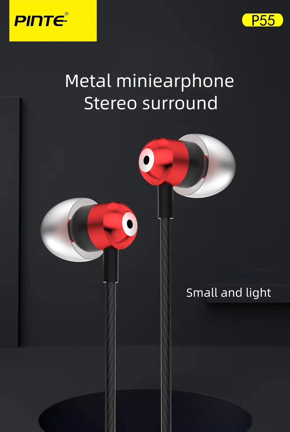 High-qualitymetal pretty Wired In-ear Earbuds Bass Stereo Sound Earphones Volume Control 3.5mm Headphones With Microphone
High-qualitymetal pretty Wired In-ear Earbuds Bass Stereo Sound Earphones Volume Control 3.5mm Headphones With Microphone