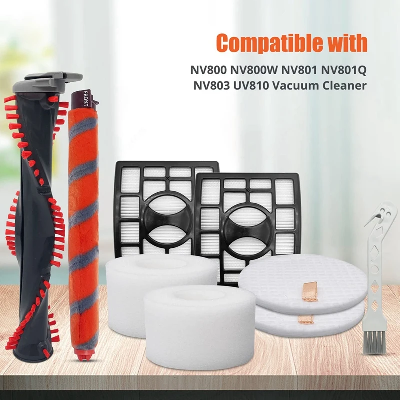 Replacement Roller Brush Hepa Filters Compatible For Shark NV800, NV800W, NV801 Vacuum Cleaner Accessories
Replacement Roller Brush Hepa Filters Compatible For Shark NV800, NV800W, NV801 Vacuum Cleaner Accessories