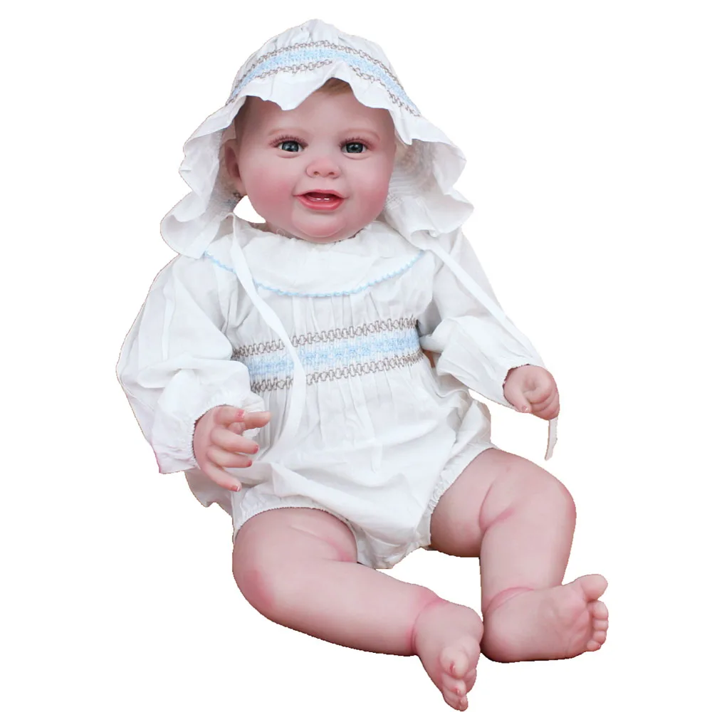 Reborn Baby Doll Fat Toy 60 CM 3D Paint Skin with Vascular Vein Soft Silicone for Girl Big Size Toddler Birthday Gift Art Bebe
Reborn Baby Doll Fat Toy 60 CM 3D Paint Skin with Vascular Vein Soft Silicone for Girl Big Size Toddler Birthday Gift Art Bebe
