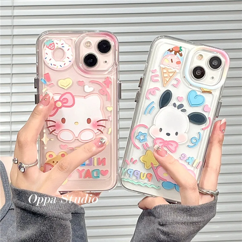 Sanrio Cartoon Graffiti Hello Kitty Pochacco 13Mini 14Plus Anti Drop Mobile Phone Shell Silicone Full Cover Soft Case Iphone12
Sanrio Cartoon Graffiti Hello Kitty Pochacco 13Mini 14Plus Anti Drop Mobile Phone Shell Silicone Full Cover Soft Case Iphone12