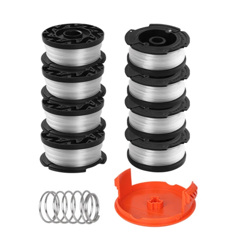 

Replacement Spool Scap Cover For Black Decker Line String Spring Trimmer Weed Eater Refills 30Ft 0.065Inch AF-100-3ZP