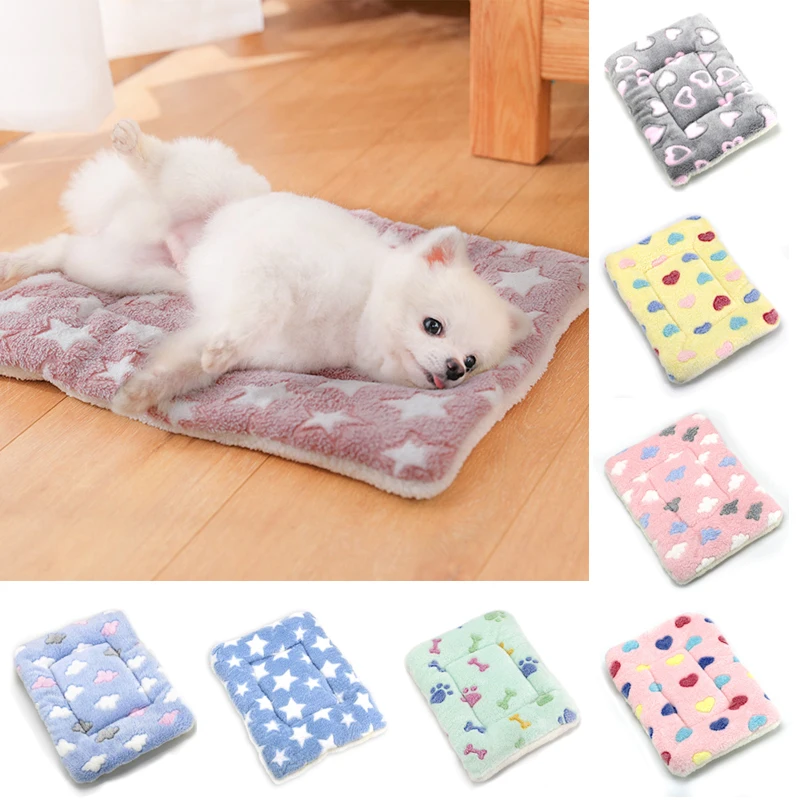 Cat Bed Mat Dog Bed Pet Sleeping Mat Winter Warm Soft Flannel Lamb Wool Blanket Carpet for Small Large Dog Cat Double-sided Use
Cat Bed Mat Dog Bed Pet Sleeping Mat Winter Warm Soft Flannel Lamb Wool Blanket Carpet for Small Large Dog Cat Double-sided Use