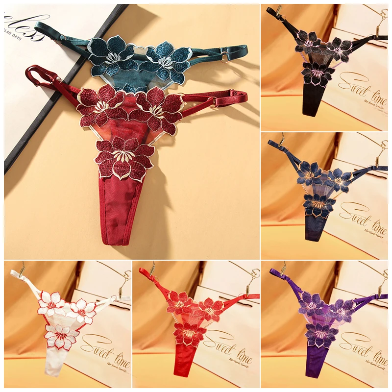 Red Wine Sexy Women Lace Thongs Panties G String Underwear Low Waist Hollow Style Fashion Temptation Hollow Out Female Underwear
Red Wine Sexy Women Lace Thongs Panties G String Underwear Low Waist Hollow Style Fashion Temptation Hollow Out Female Underwear