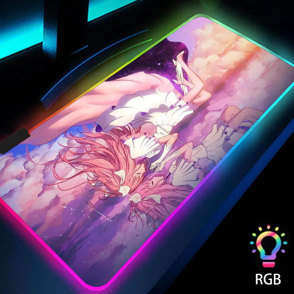Madoka Magica Mouse Pad Gaming Accessories Anime Led Backlit Table Mat Work Office Desk Protector Pad Accessory Rgb Gaming Pink
Madoka Magica Mouse Pad Gaming Accessories Anime Led Backlit Table Mat Work Office Desk Protector Pad Accessory Rgb Gaming Pink
