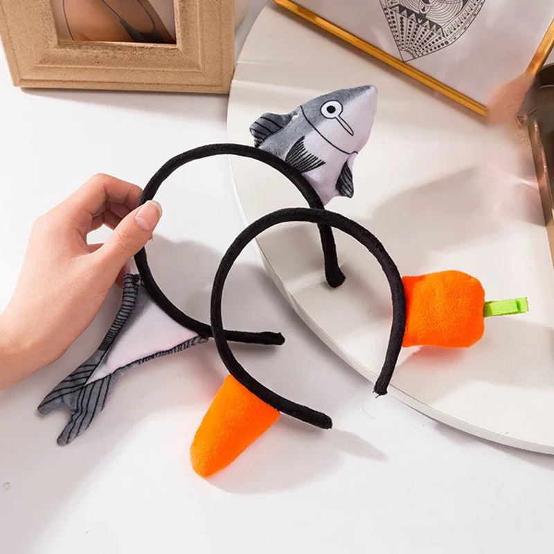 Funny Carrot Salted Fish Hair Hoop For Women Girl Spoof Plush Headwear Cartoon Wash Face Hairband Cosplay Party Hair Accessories
Funny Carrot Salted Fish Hair Hoop For Women Girl Spoof Plush Headwear Cartoon Wash Face Hairband Cosplay Party Hair Accessories