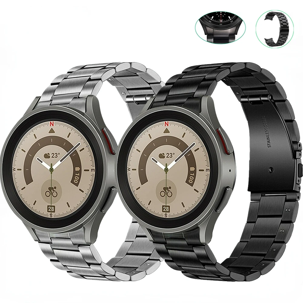 Metal Strap for Samsung Galaxy Watch 5/4 44mm 40mm No Gaps Stainless Steel Wristband for Galaxy Watch 5 Pro/4 Classic 42mm 46mm
Metal Strap for Samsung Galaxy Watch 5/4 44mm 40mm No Gaps Stainless Steel Wristband for Galaxy Watch 5 Pro/4 Classic 42mm 46mm