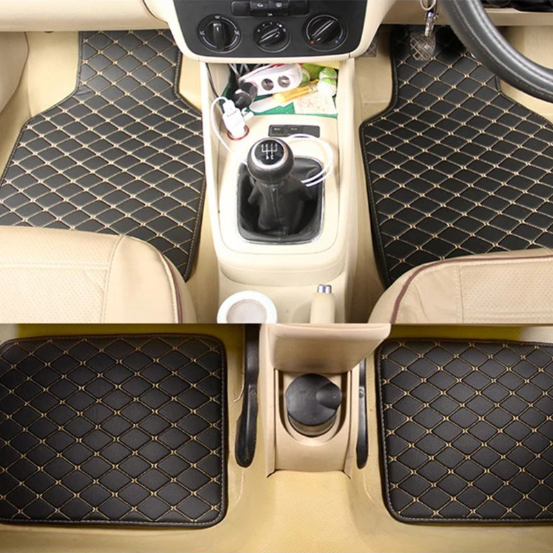 Floor Mats Universal Fit 4pcs PU Leather Car Floor Mat Waterproof Foot Pads Protector Floor Mats Interior Accessories 1pcs
Floor Mats Universal Fit 4pcs PU Leather Car Floor Mat Waterproof Foot Pads Protector Floor Mats Interior Accessories 1pcs