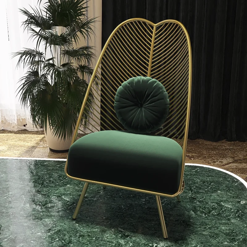 Золотые ножки для гостиной, Роскошный дизайнерский стул с крыльями, Роскошное кресло для отдыха, расслабляющее металлическое украшение для дома
Золотые ножки для гостиной, Роскошный дизайнерский стул с крыльями, Роскошное кресло для отдыха, расслабляющее металлическое украшение для дома