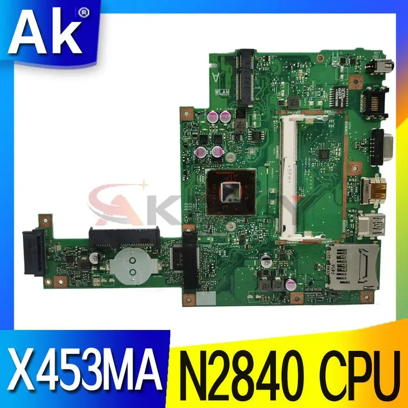 Материнская плата X453MA для ноутбука ASUS X453 X453MA, материнская плата с процессором N2840 100%, хорошо работает
Материнская плата X453MA для ноутбука ASUS X453 X453MA, материнская плата с процессором N2840 100%, хорошо работает