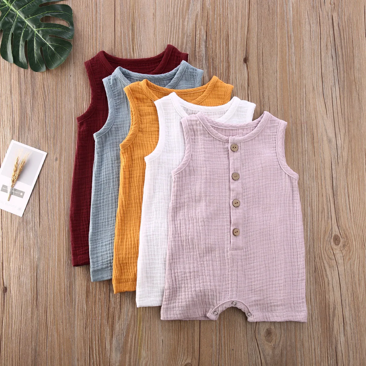 0-24M Newborn Baby Girls Botton Playsuits Clothes Cotton Infant Kids Sleeveless Bodysuits Sunsuits Outfits
0-24M Newborn Baby Girls Botton Playsuits Clothes Cotton Infant Kids Sleeveless Bodysuits Sunsuits Outfits
