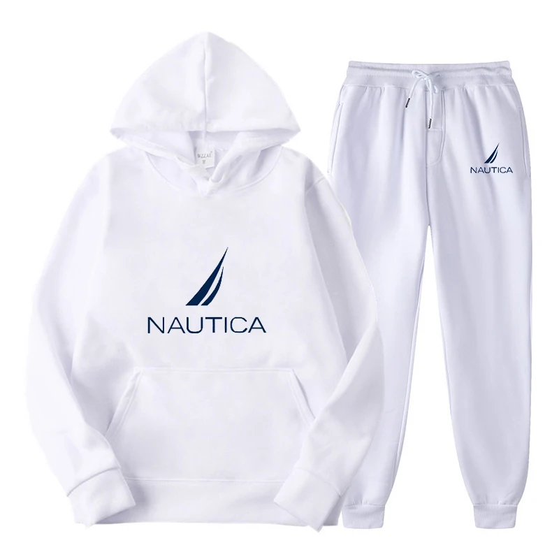 2023 New Brand NAUTICA Printed Sportswear Men 16 Colors Warm Two Pieces Set Loose Hoodie Sweatshirt + Pants Set Hoodie Jogging
2023 New Brand NAUTICA Printed Sportswear Men 16 Colors Warm Two Pieces Set Loose Hoodie Sweatshirt + Pants Set Hoodie Jogging
