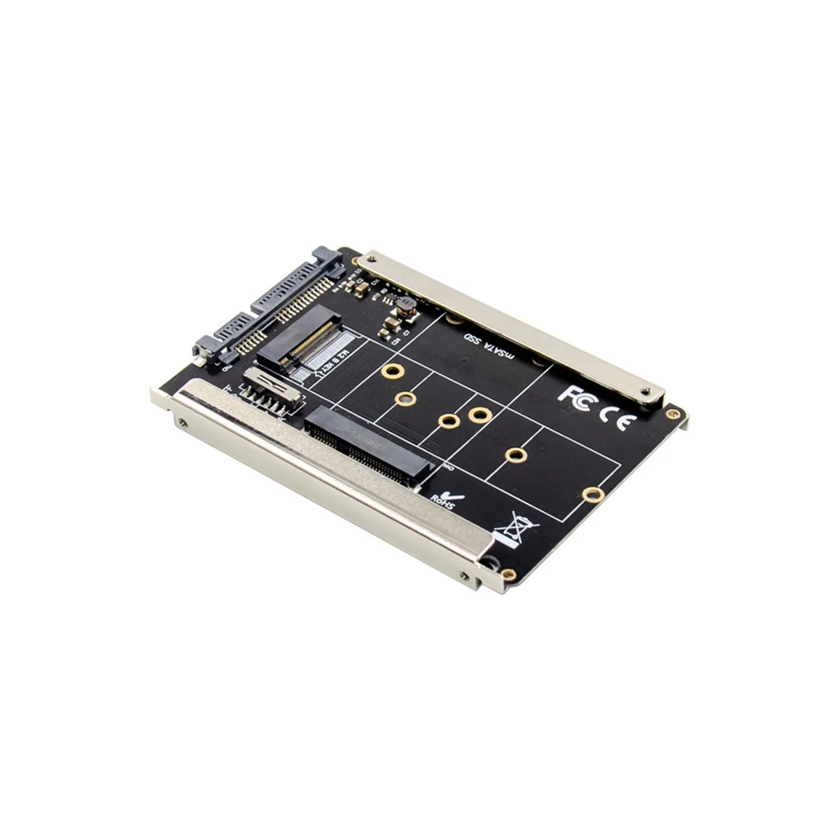 SSD Adapter M.2 NGFF or MSATA to SATA 3.0 Adapter the Hard Drive 2 in 1 Converter Reader Card for PC Laptop
SSD Adapter M.2 NGFF or MSATA to SATA 3.0 Adapter the Hard Drive 2 in 1 Converter Reader Card for PC Laptop