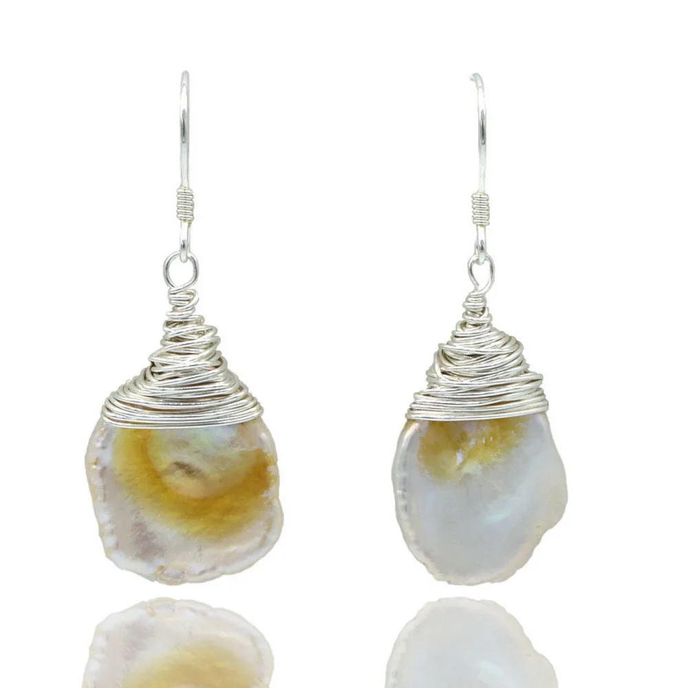 Women's Earrings Natural Baroque Pearl Earrings Handmade 925 Silver Earrings Irregular Baroque Style Jewelry Free Shipping 
Women's Earrings Natural Baroque Pearl Earrings Handmade 925 Silver Earrings Irregular Baroque Style Jewelry Free Shipping