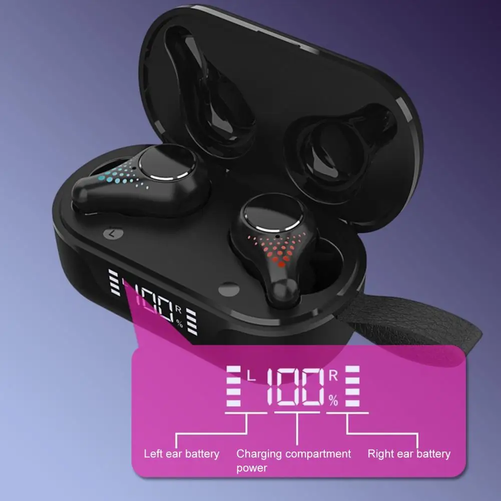 Bluetooth Wireless Earphone Smart Touch Control IPX5 Waterproof True Wireless Mini Noise Cancelling Headset for Running
Bluetooth Wireless Earphone Smart Touch Control IPX5 Waterproof True Wireless Mini Noise Cancelling Headset for Running