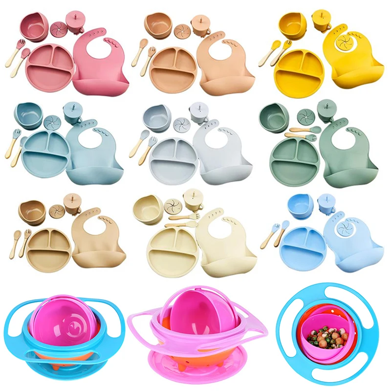 6pcs Silicone Baby Feeding Anti Slip Plates for Food Kids Tableware Children Toddler Non-slip Food Feeding BPA Free Dinnerware
6pcs Silicone Baby Feeding Anti Slip Plates for Food Kids Tableware Children Toddler Non-slip Food Feeding BPA Free Dinnerware
