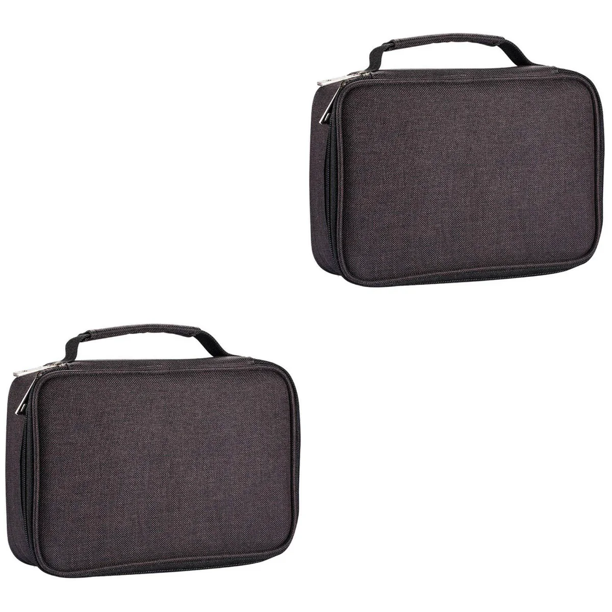 2pcs Colored Case 72 Slots Large Capacity Zipper Pens Bag Portable Stationery Pouch (Black)
2pcs Colored Case 72 Slots Large Capacity Zipper Pens Bag Portable Stationery Pouch (Black)