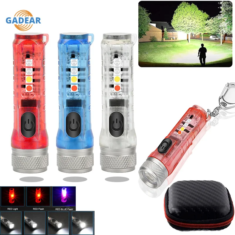 Mini Flashlight Keychains Multi Mode Fluorescent Mini Torch Magnetic Portable Micro Multi Function Light Camping Work Torch
Mini Flashlight Keychains Multi Mode Fluorescent Mini Torch Magnetic Portable Micro Multi Function Light Camping Work Torch