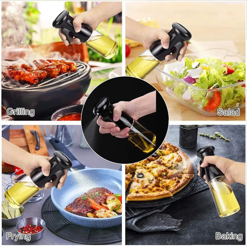 Oil Bottle Plastic Kitchen Oil Bottle Baking Vinegar Mist Sprayer Cooking BBQ Picnic Tools Fat Reducing Oil Control Bottle
Oil Bottle Plastic Kitchen Oil Bottle Baking Vinegar Mist Sprayer Cooking BBQ Picnic Tools Fat Reducing Oil Control Bottle