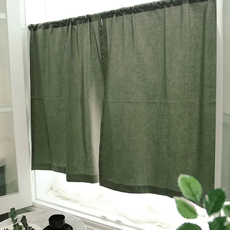 2023 Linen Door Curtain Small Kitchen Curtain Rod Pocket Light Filtering Window Treatment for Cafe Living Room Home Decoration
2023 Linen Door Curtain Small Kitchen Curtain Rod Pocket Light Filtering Window Treatment for Cafe Living Room Home Decoration