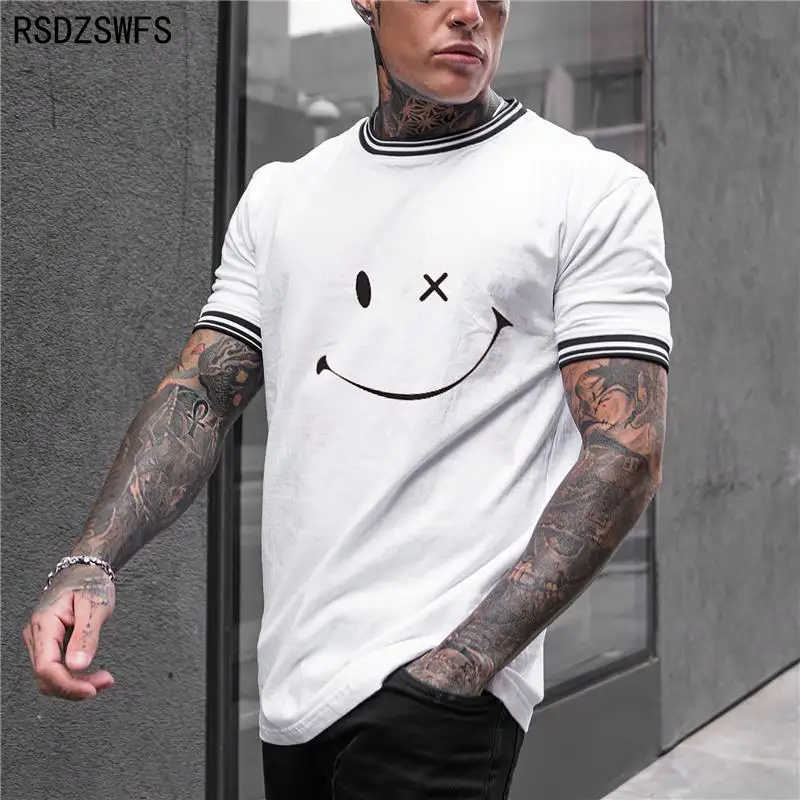 Summer New Fashion Trendy Men's Casual T-shirt 3d Printing Smiley Face Tees Men's Short-sleeved O-neck Casual Loose Top
Summer New Fashion Trendy Men's Casual T-shirt 3d Printing Smiley Face Tees Men's Short-sleeved O-neck Casual Loose Top