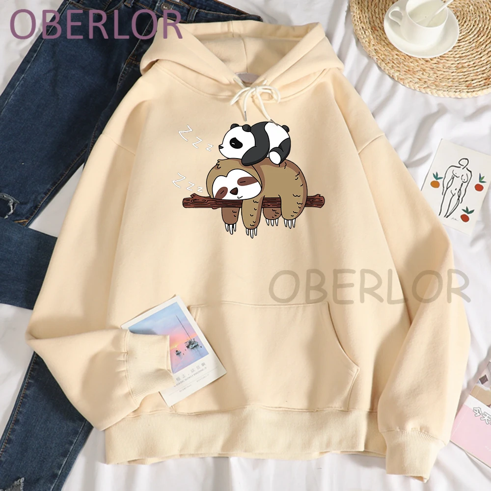 Panda Lying On A Sloth Print Women Sweatshirt Autumn Fleece Warm Hoody Fashion Kawaii Hoodies Simple Oversize Unisex Sportswear
Panda Lying On A Sloth Print Women Sweatshirt Autumn Fleece Warm Hoody Fashion Kawaii Hoodies Simple Oversize Unisex Sportswear