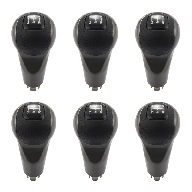 

6X 5 Speed Mt Car Shift Knob Shift Ball Shifter Shift Head For Honda Civic Dx Ex Lx 2006-2011 54102-Sna-A01