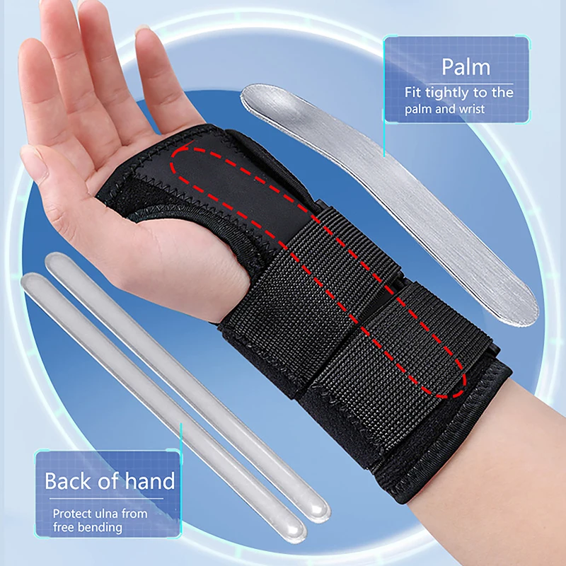 1PCS Wrist Brace for Carpal Tunnel Relief Night Support Support Hand Brace with 3 Stays Adjustable Wrist Support Splint
1PCS Wrist Brace for Carpal Tunnel Relief Night Support Support Hand Brace with 3 Stays Adjustable Wrist Support Splint