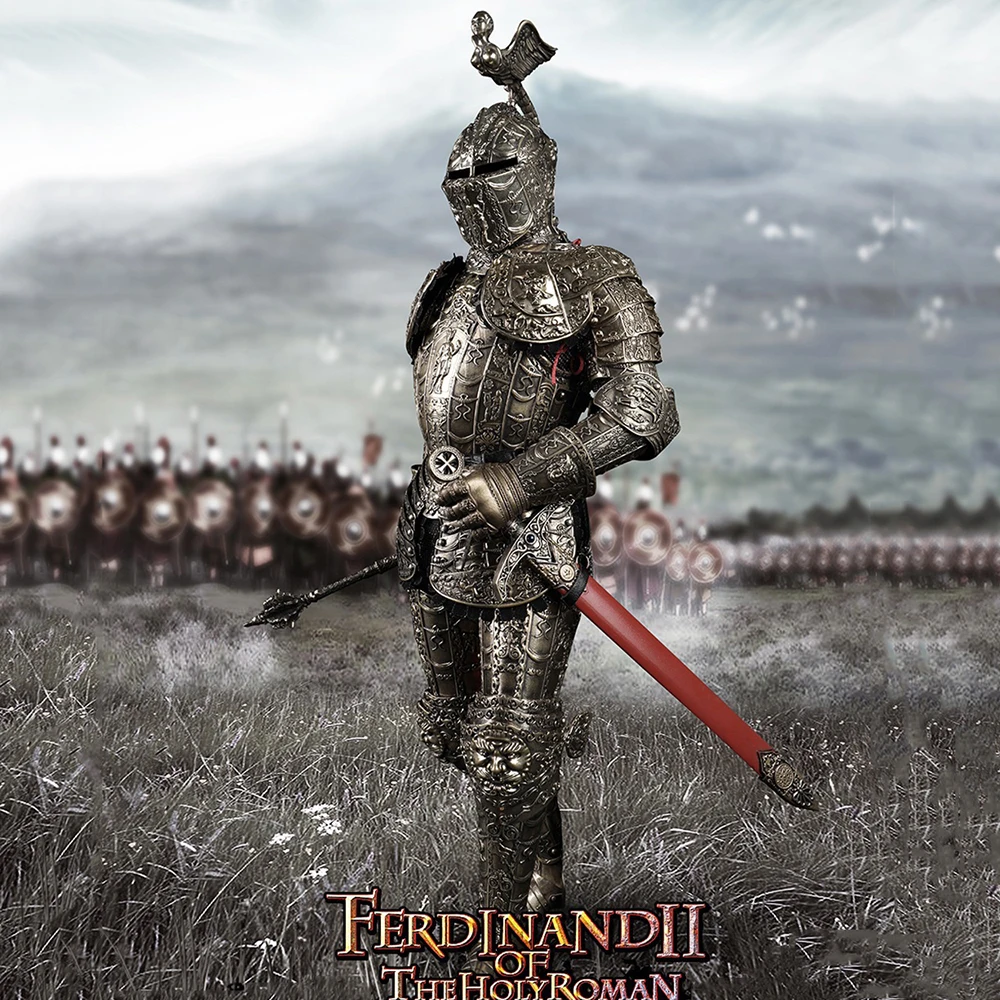 COOMODEL SE105 SE106 1/6 Empire Series-Holy Roman Empire Ferdinand II (Pure Copper Edition) 12'' Action Figure In Stock
COOMODEL SE105 SE106 1/6 Empire Series-Holy Roman Empire Ferdinand II (Pure Copper Edition) 12'' Action Figure In Stock