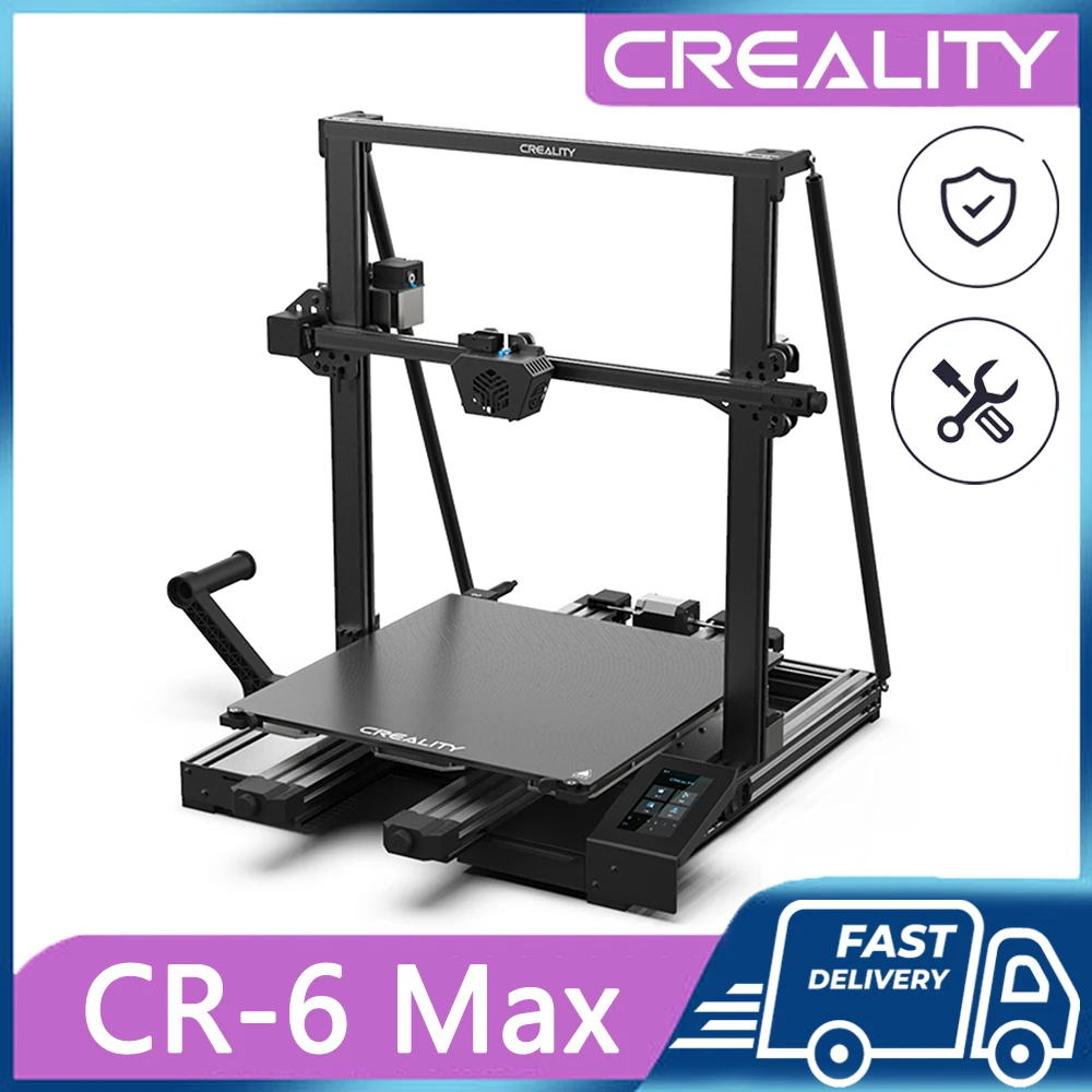 Creality CR-6 Max 3D Printer 400*400*400MM Large Printing Size Dual Y Silent Motherboard Axis Auto Leveling HD Color Touchscreen
Creality CR-6 Max 3D Printer 400*400*400MM Large Printing Size Dual Y Silent Motherboard Axis Auto Leveling HD Color Touchscreen
