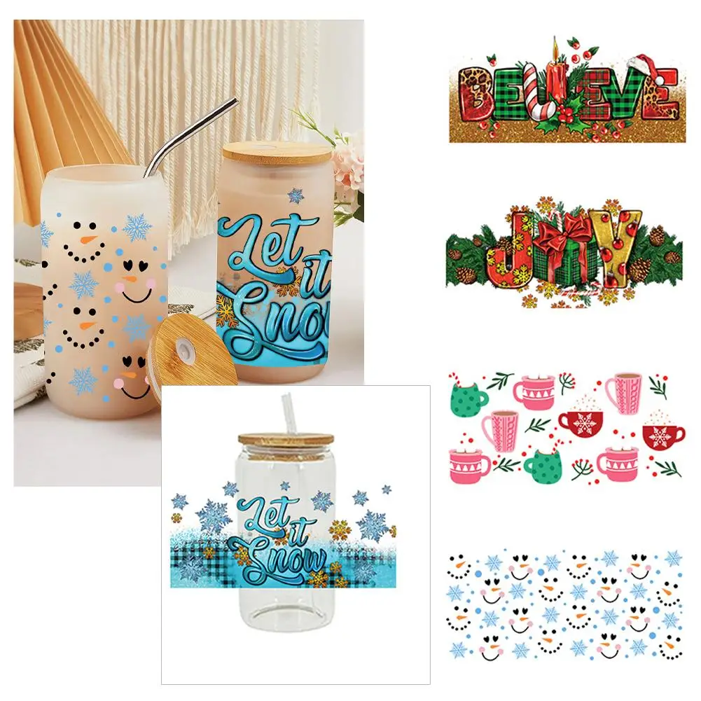 UV DTF Transfer Stickers Christmas Themed Cup Wrap Transfer DIY Logo Sticker Selfadhesive Waterproof Labels R6G1
UV DTF Transfer Stickers Christmas Themed Cup Wrap Transfer DIY Logo Sticker Selfadhesive Waterproof Labels R6G1