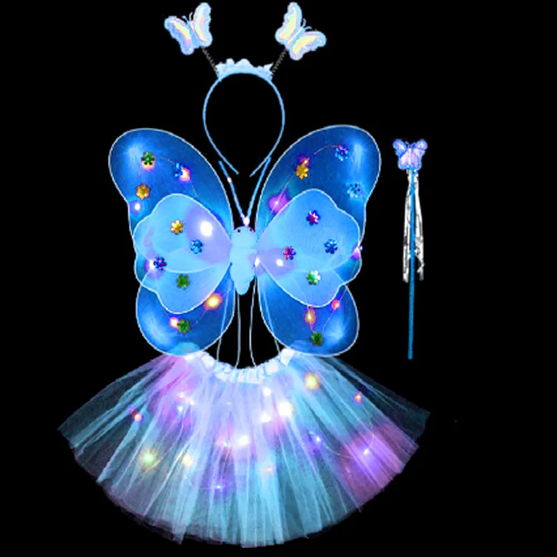 Светодиодный костюм феи GZYUCHAO EL для девочек 2-8 лет
Светодиодный костюм феи GZYUCHAO EL для девочек 2-8 лет