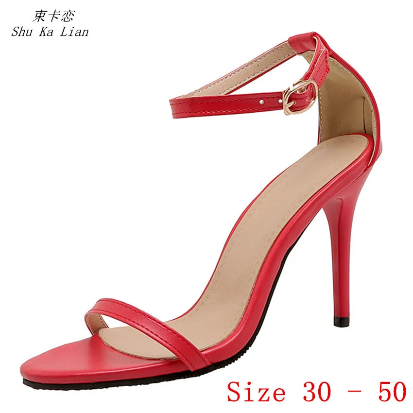 Summer Pumps Women Peep Toe High Heels Gladiator Sandals Woman High Heel Shoes Small Plus Size 30 31 32 33 - 45 46 47 48 49 50
Summer Pumps Women Peep Toe High Heels Gladiator Sandals Woman High Heel Shoes Small Plus Size 30 31 32 33 - 45 46 47 48 49 50