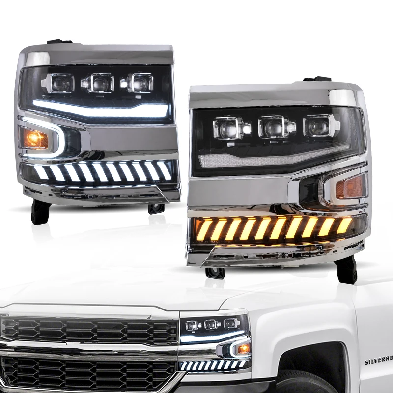 apply to New Full LED Headlights With Sequential & Welcome Breathing DRL Head Light 2016-UP Front lamp For 1500
apply to New Full LED Headlights With Sequential & Welcome Breathing DRL Head Light 2016-UP Front lamp For 1500