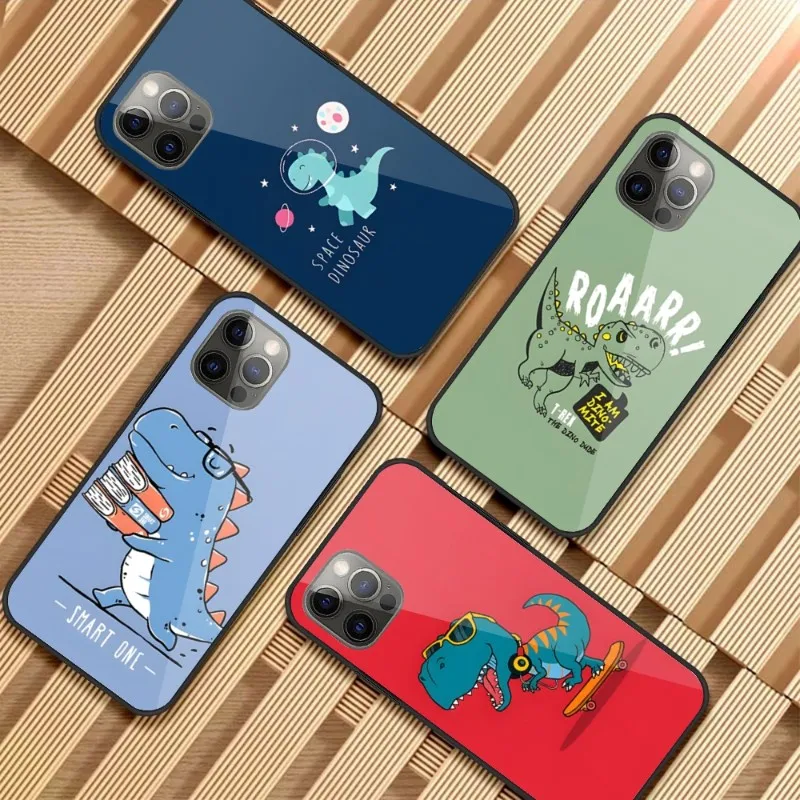 Мультяшный милый чехол для телефона с динозавром для iPhone 14 13 12 11 XS X 8 7 6 Plus Mini Pro Max SE 2022 PC, стеклянный чехол для телефона
Мультяшный милый чехол для телефона с динозавром для iPhone 14 13 12 11 XS X 8 7 6 Plus Mini Pro Max SE 2022 PC, стеклянный чехол для телефона