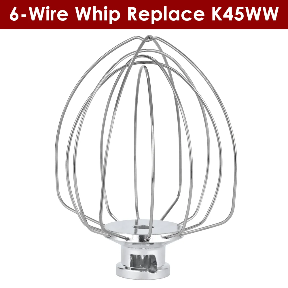 Проволочный кнут KitchenAid для миксера K45WW
Проволочный кнут KitchenAid для миксера K45WW