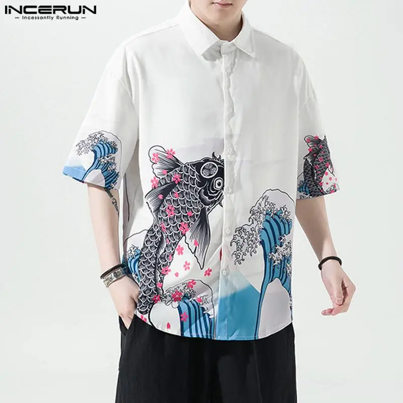 Chinoiserie Tops 2023 New Men Casual Printing Shirts Stylish Streetwear Hot Sale Lapel Single Breasted Short Sleeve Blouse S-5XL
Chinoiserie Tops 2023 New Men Casual Printing Shirts Stylish Streetwear Hot Sale Lapel Single Breasted Short Sleeve Blouse S-5XL